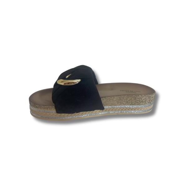 Sandalias mujer con detalle metálico-111-98 - Imagen 4