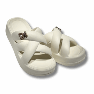 Chanclas Básicas de EVA con Plataforma y Decoración de Osito para Mujer
