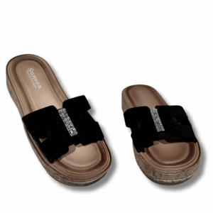 Sandalias Planas Clásico Con Diamantes