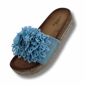 Sandalias Planas Con Decoración Flor