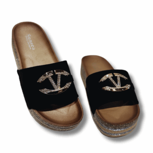 Sandalias Planas Con Diseño De V Con La Suela  Antideslizantes Para Verano De Mujer