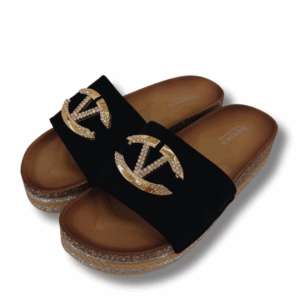 Sandalias Con Diseño De V Con La Suela  Antideslizantes Para Verano De Mujer