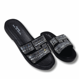 Sandalias Planas Cristalina