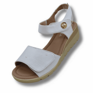 Sandalias De Cuña De estilo Coreano Con Velcro